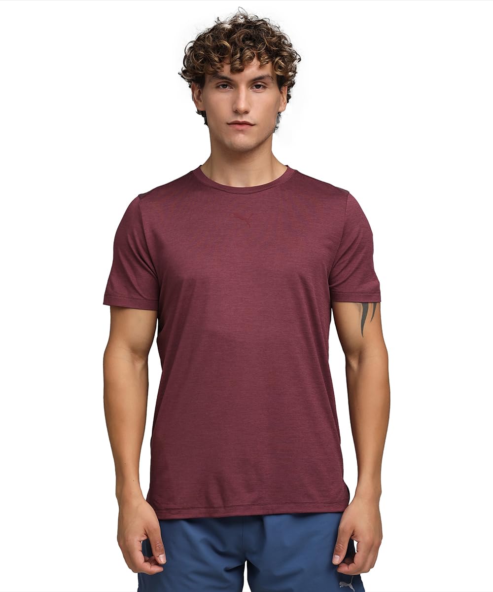 Puma Mens Training Cloudspun T-Shirt - Burgundy