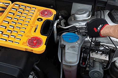 Performance Tool W1538 SAE/Metric 94 Piece Mechanics Product Tool Set, Yellow, 94pc Mechanic's Set - Image 2