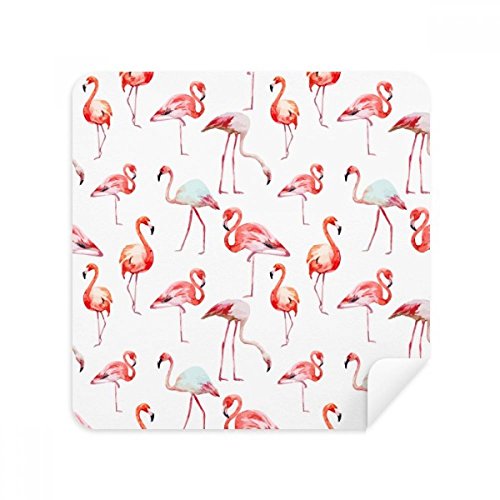 Essuie-écran rose blanc flamant rose contre traces de doigts 2Pcs