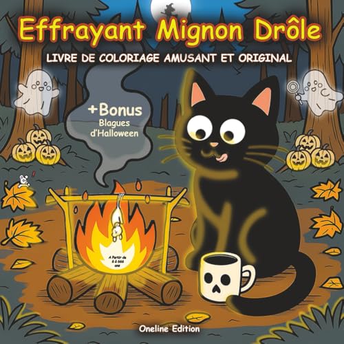 Livre de Coloriage Drôle pour Adultes et Adolescents: Créature Mignonne et Effrayante pour les Moments Créatifs Relaxants