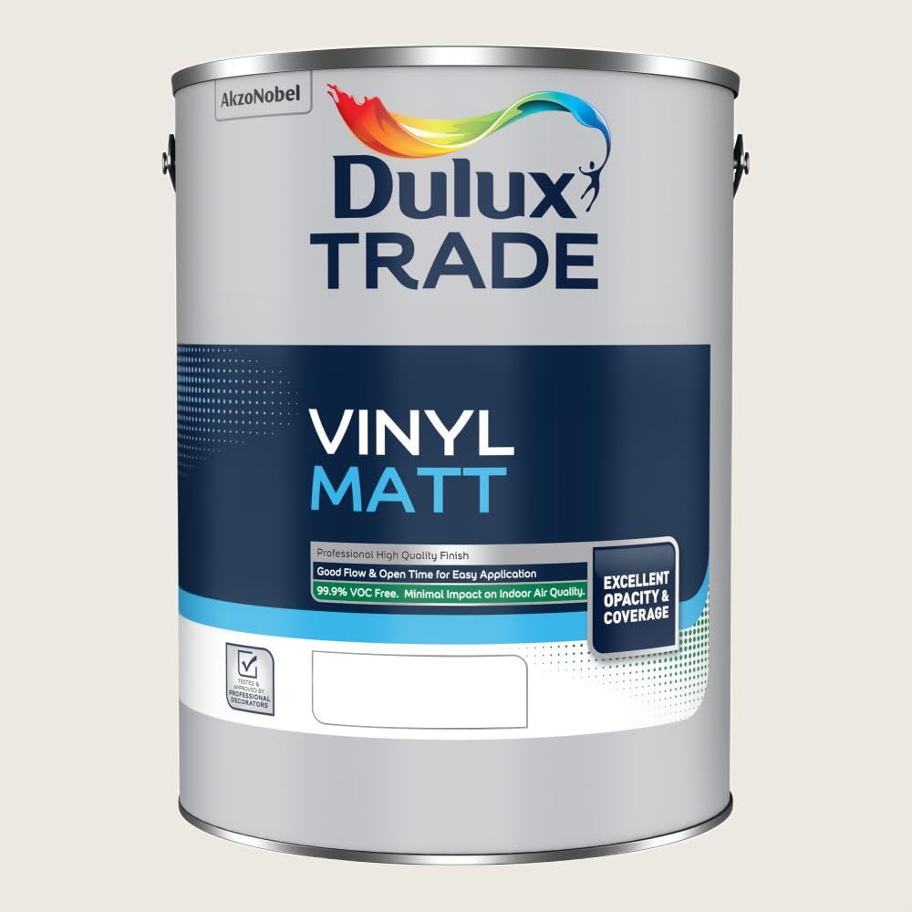 Paint Stop Mixed Colour Dulux Trade Vinyl Matt Dusted Moss 4 5L