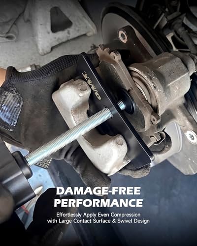 Image of Orion Motor Tech Brake Caliper Compression Tool, Heavy Duty Steel Brake Pad Spreader Tool, Brake Piston Compressor Tool for Compressing Inner Pad, Disc Brake Caliper Spreader for Cars & Light Trucks