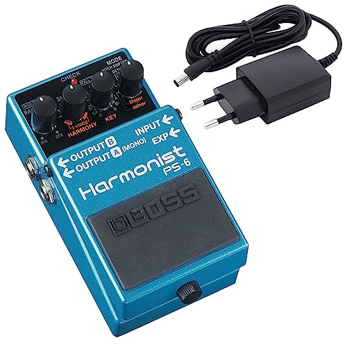 Boss PS-6 Harmonist Pitch-Shifter Effektgerät Pedal + keepdrum Netzteil