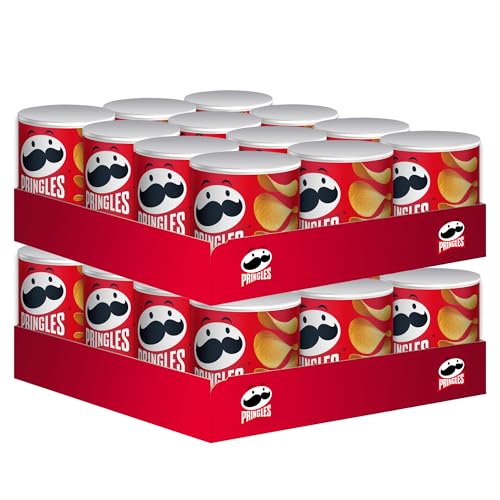 Pringles Original (2x 12x 40 g) der unwiderstehliche Snack-Klassiker in der praktischen Dose knackige Chips mit Salz Pop. Play. Eat.