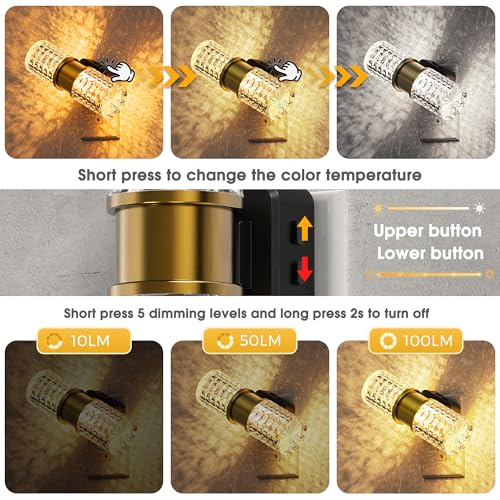 Image of L LOHAS LED Night Light,Modern Night Lights Plug into Wall,2 Pack Amber-3000K-5000K Adjustable Color Temperature Night-Light,Dimmable Nightlights with Dusk to Dawn Sensor for Rooms Bathroom Hallway