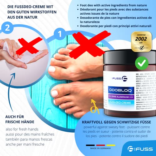 Mr. Fuss® ODOBLOQ - Crema deodorante contro i