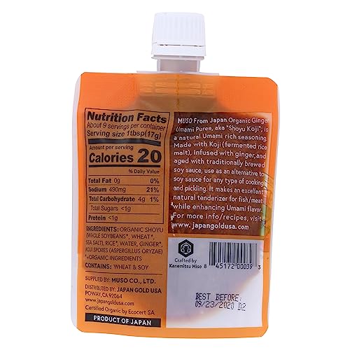 Muso From Japan Organic Umami Puree With Ginger, 5.2 Ounce #TOP1