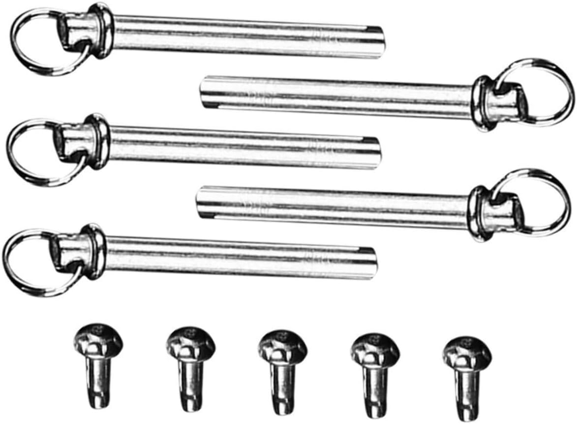 DECHOUS Metal-Plated Rivet Fan Accessories 5 Pack Replacement Hinge Screw Fastener Pin for Fan Repair