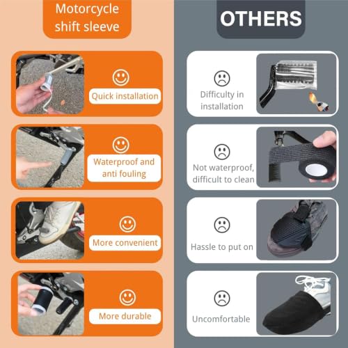 Image of 2pcs Motorcycle Gear Lever Covers, Silicone Shoe Protector for Bike Gear | Soft Silicone Cushions Gear Shifts, Improves Grip and Helps Protect Shoe Toes from Scuffs During Daily Rides