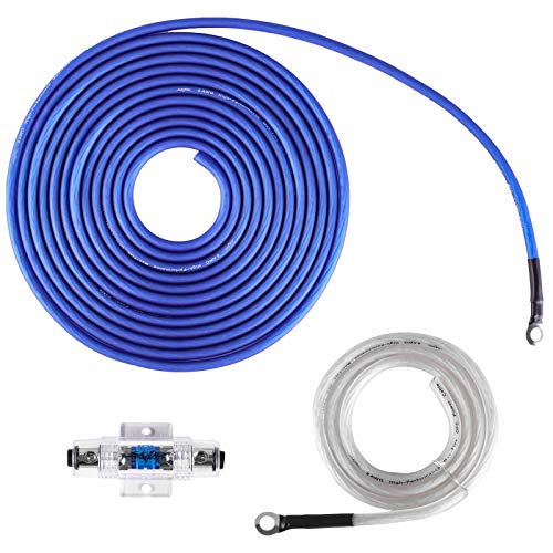 Image of Skar Audio 8 Gauge OFC Complete Amplifier Installation Wiring Kit, SKAR8MANL-OFC