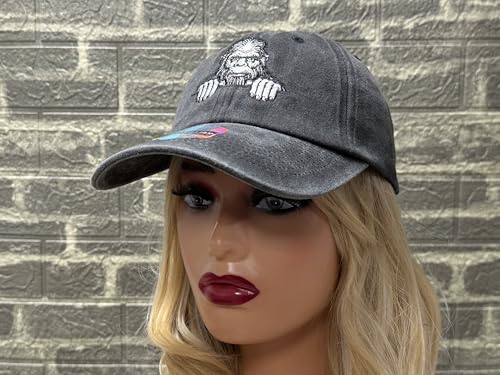 Image of Bigfoot Sasquatch Gifts for Cryptid Lover, Adult Funny Baseball Cap | Bigfoot Adventure Theme, Outdoor Lifestyle Design, Durable Cotton Construction, Comfortable Adjustable Fit