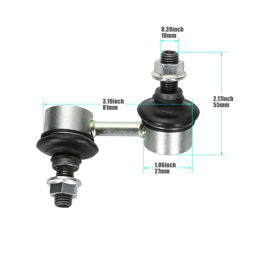 Set di 2 barre stabilizzatrici di sospensione anteriore per Honda per elemento civico per Acura EL RSX