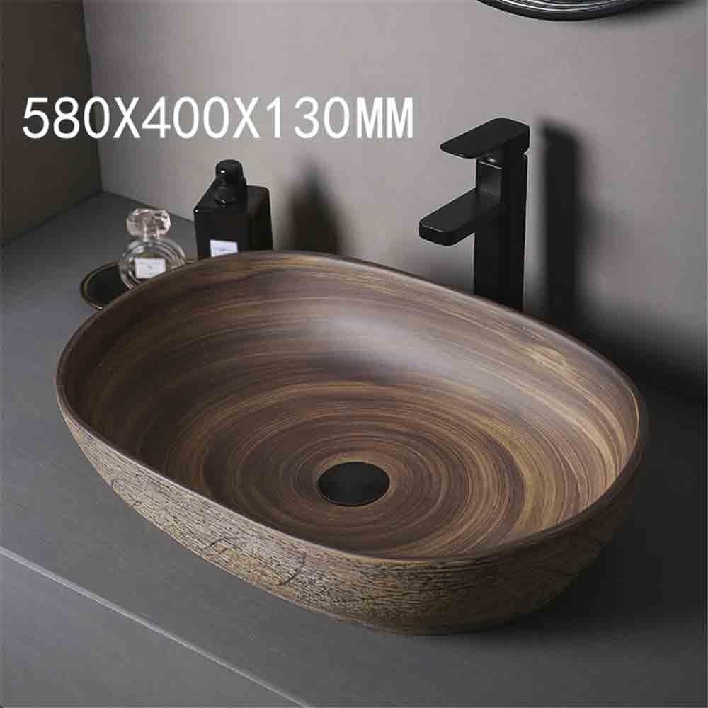 Lavabo da appoggio Lavabo da appoggio retrò in ceramica