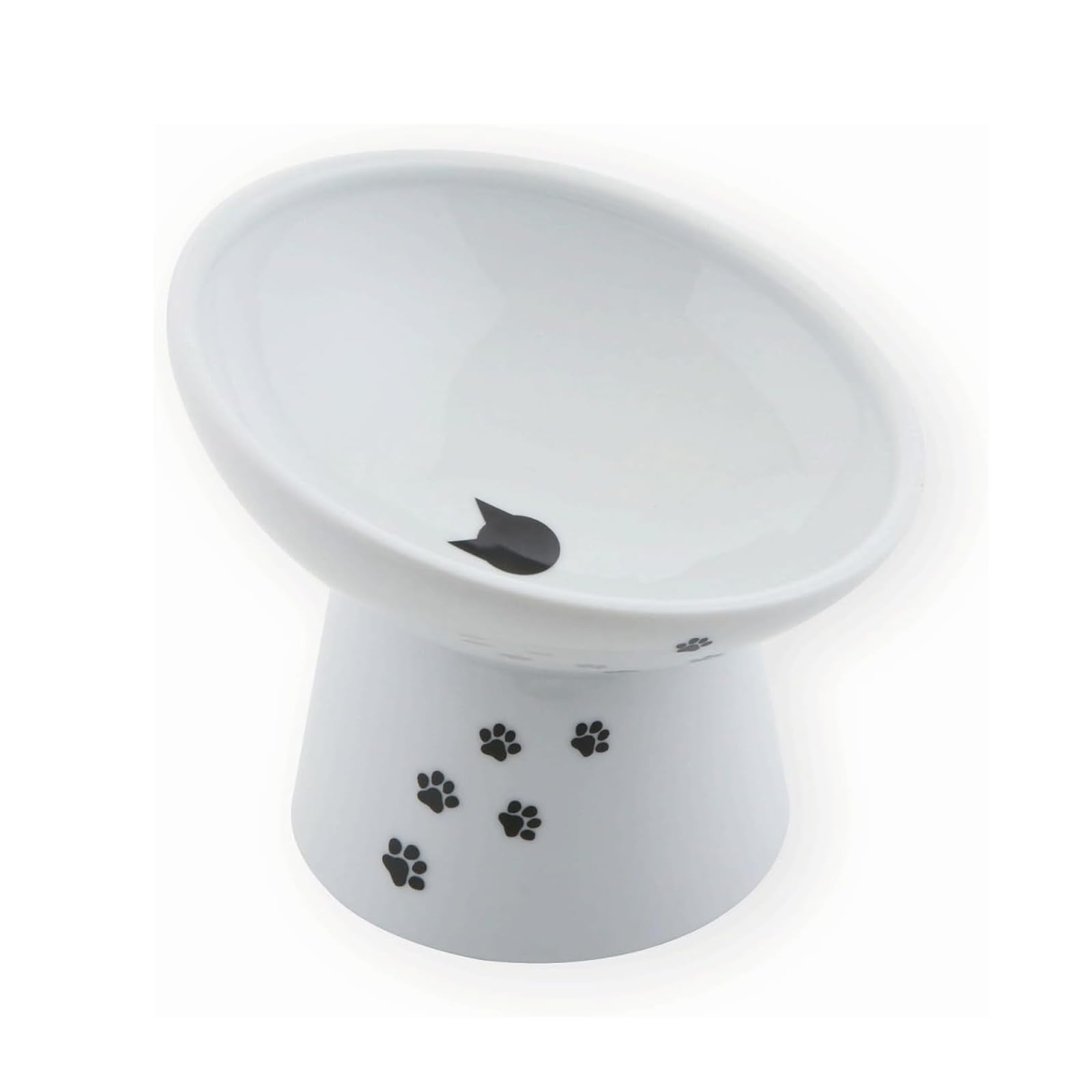 Amazon | 猫壱 ハッピーダイニング 食器 脚付にゃにゃめフードボウル