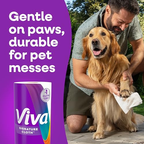 Image of Viva Signature Cloth Paper Towels, Task Size, 12 Family Triple Rolls, 141 Sheets per Roll (Packaging May Vary)