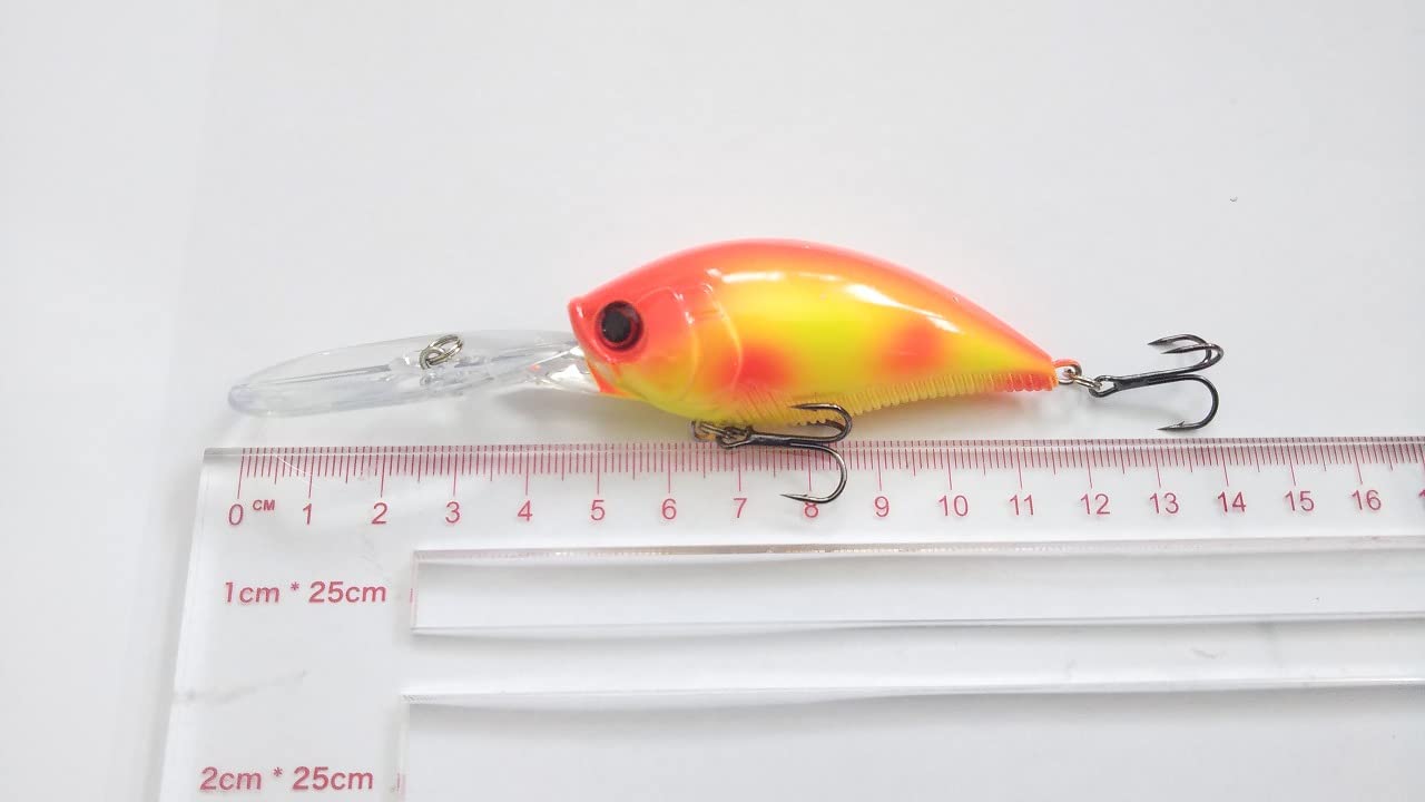 Amazon.co.jp: ディープクランク 5色 セット 20g 12cm 深度3m