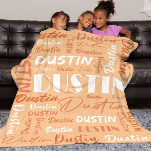 Personalized Blankets for Kids with Names Customized Blankets with Name for Adult Custom Blanket Gift for Birthday Christmas Valentines Day Gift