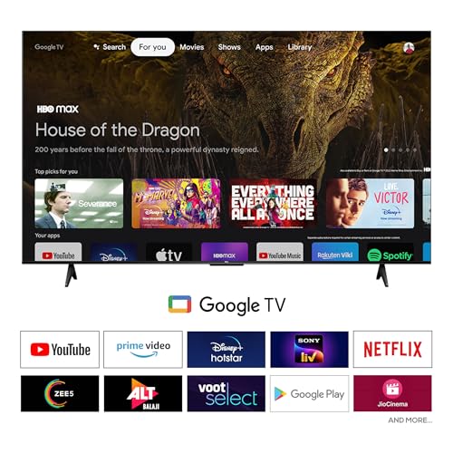 Image of TCL 108 cm (43 inches) 4K UHD Smart QLED Google TV 43T6D