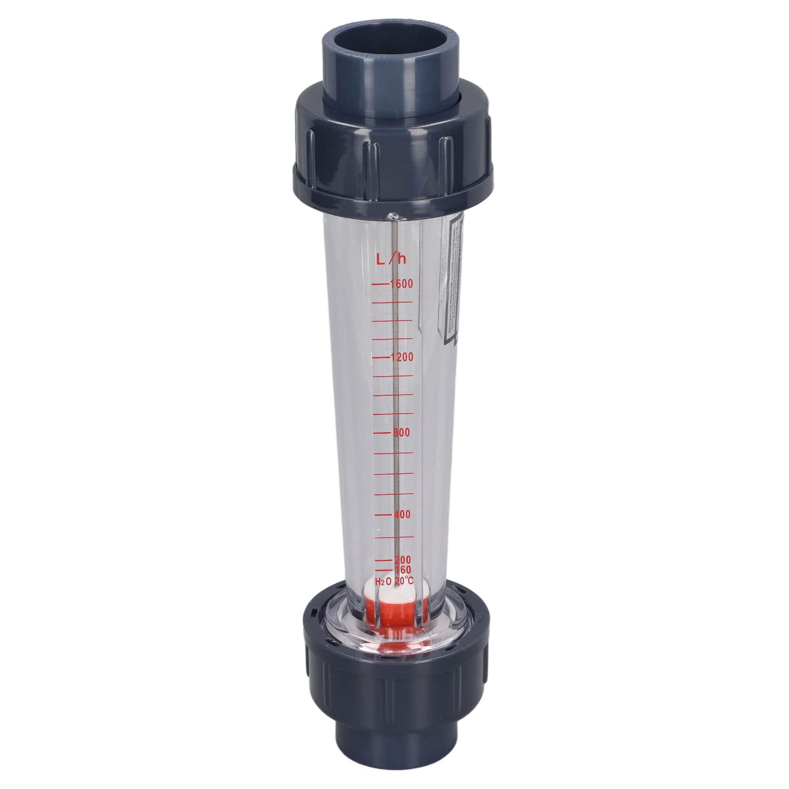 Misuratore di Portata per Liquidi con Tubo in Plastica 160-1600 LPH - Misurazione Accurata di Acqua, Olio e Prodotti Chimici | Installazione Semplice, Alta Precisione, Design
