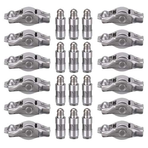 GDUKOP Rocker Arm and Lifter Kit 12Pcs Compatible With Chrysler 200 300 Dodge Avenger Challenger Charger Journey Jeep Grand Cherokee Wrangler Ram 1500 ProMaster 3.6L Replaces # 5184296AH 5184332AA
