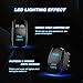 Nilight - 10012W LED Light Bar Wiring Harness Kit REAR LIGHTS 12V 5Pin Rocker Switch Laser On off Waterproof Switch Power Relay Blade Fuse-2 Lead,2 Years Warranty Black