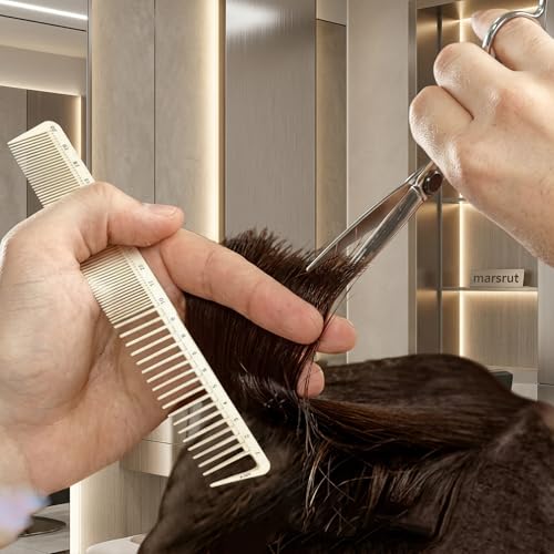 Set de 3 Peines para Corte de Cabello con Regla miniatura 6