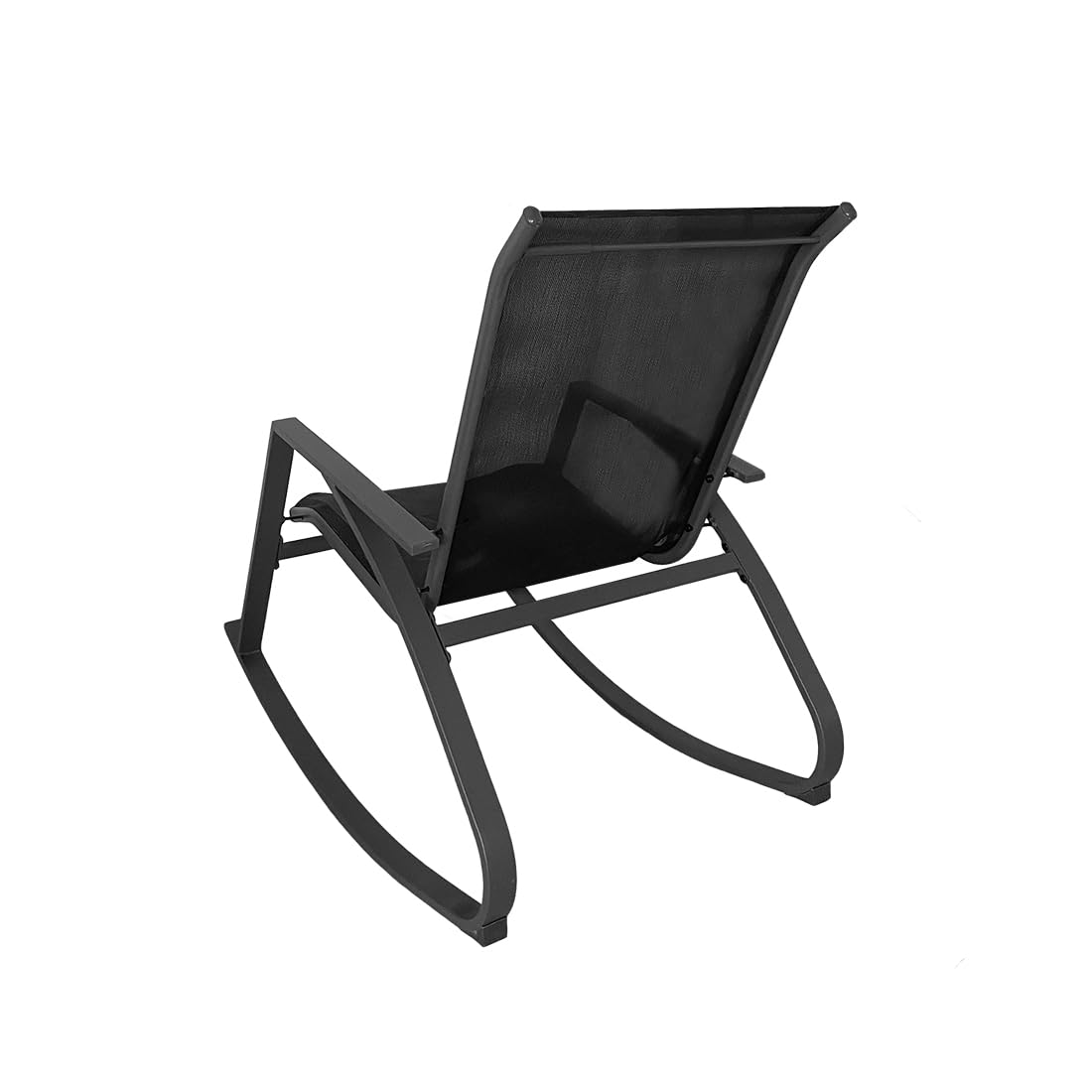 Acomoda Textil – Mecedora con Reposabrazos de Balanceo Suave y Relajante para Interior y Exterior. Balancín Estable de Acero Resistente y Estable para Terraza, Patio y Hogar 102x92x60 cm