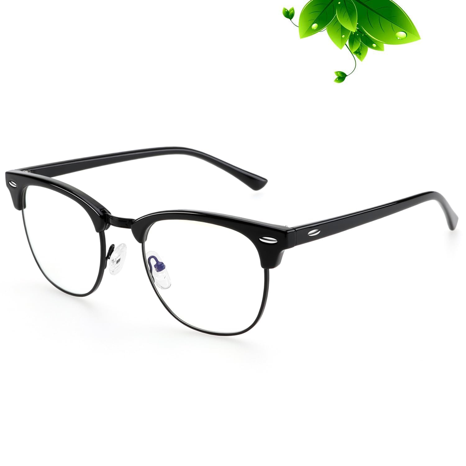 ANYLUVBlueLight Glasses Men Anti Eyestrain Lightweight Computer Gaming Blue Light Blocking Glasses UV400