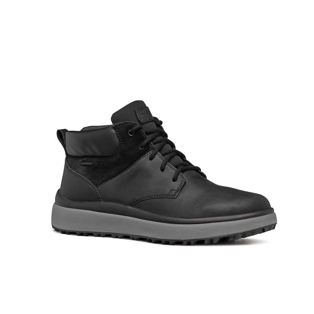 Geox Botines U Granito + Grip B A para Hombre, Black, 44 EU