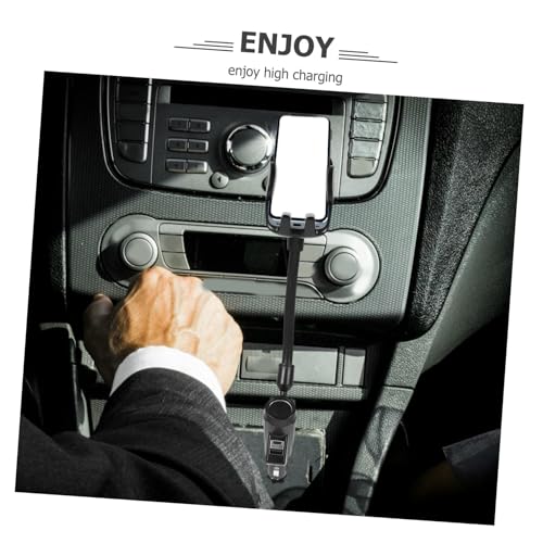 Soporte para teléfono de coche encendedor USB carga rápida móvil 3