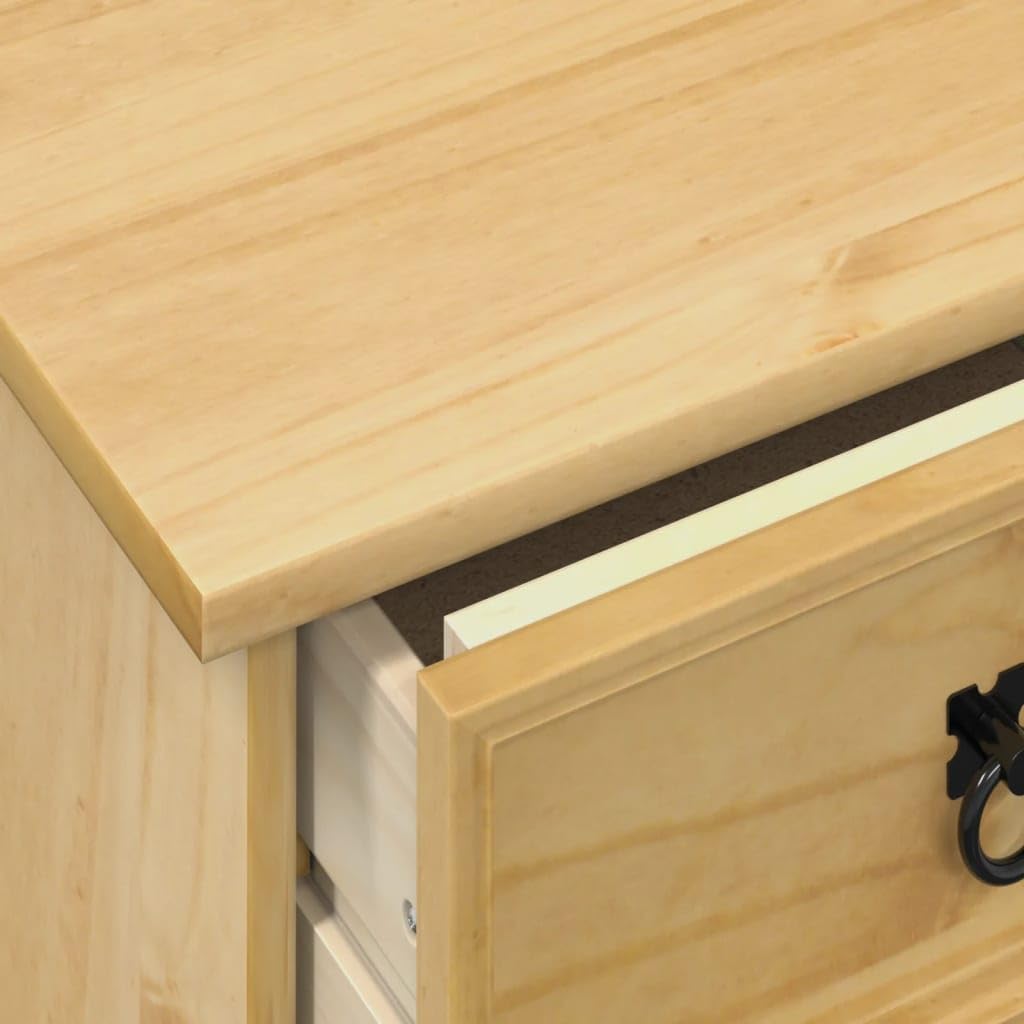 Desk Tavolo Gaming Scrivania Ufficio Tavolo Consolle Toeletta Corona 104x47x75 cm in Legno Massello di Pino per Studio Camera Da Letto Sala Studio Soggiorno