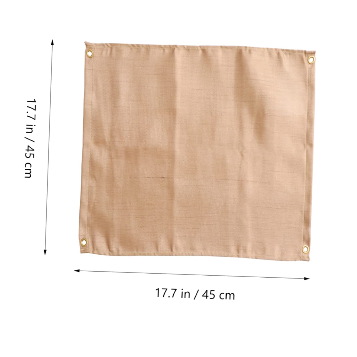 Tappetino Ignifugo e Isolante da Campeggio 45x45 Cm, Coperta Termo-Protettiva per Barbecue e Picnic all’Aperto, Resistente al Calore Custodia Pieghevole Leggera
