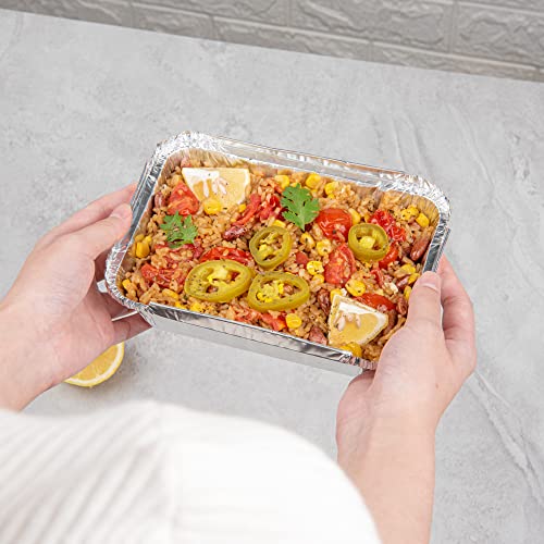image for Restaurantware 16 Ounce Disposable Takeout Containers 50 Rectangle Foo