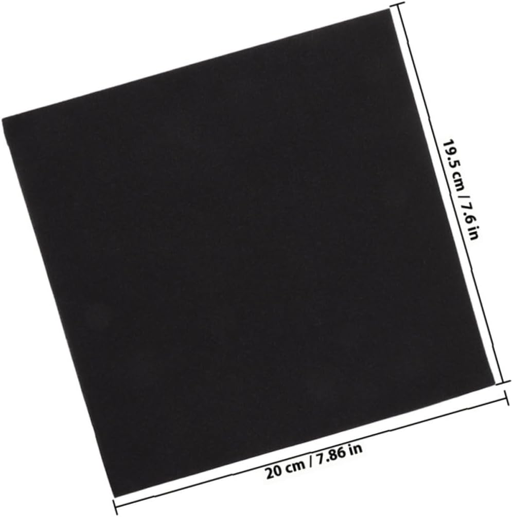 Disposable Black Paper Napkins 50pcs X2 Thick Absorbent Party Table Napkins for Wedding Hotel Event Supplies
