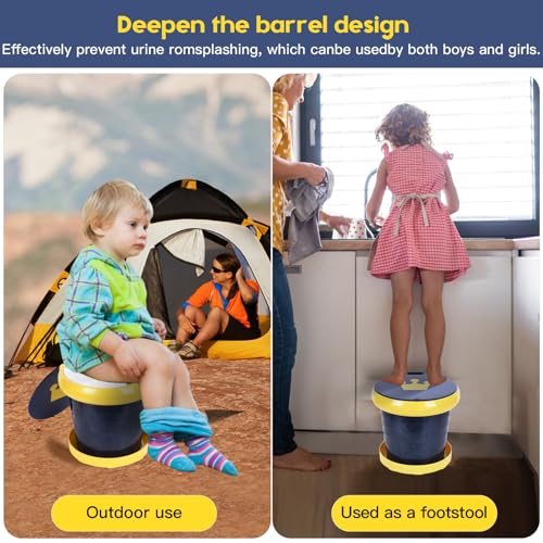 Image of Portable Potty for Toddler,Travel Potty Seat for Toddler,Travel Toilet Kids