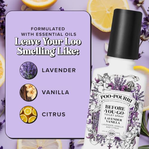 $9.16: Poo-Pourri Before-You-Go Toilet Spray, Lavender Vanilla, 4 Fl Oz - image 4
