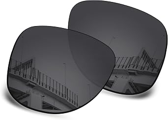 Well-aimed Replacement Lenses Compatible with Bur-berry BE3147 58mm Sunglasses - Black Polarized