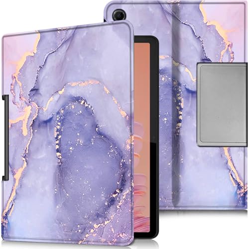 Robustrion Cover Case for Lenovo Tab Plus 11.5 inch Cover, Flip Folio Cover Case for Lenovo Tab Plus 11.5 inch - Marble Lilac