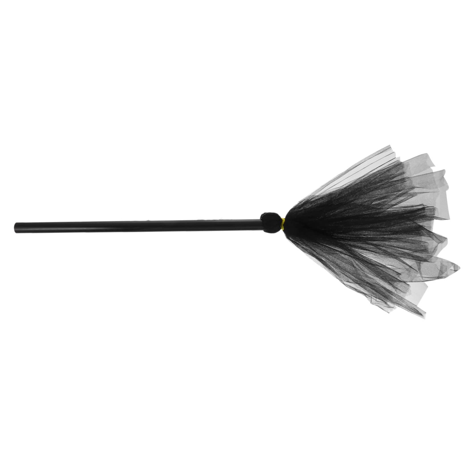 KOMBIUDA 1Pc Halloween Witch Broom Prop for Outfits Party Decoration Plastic Broom