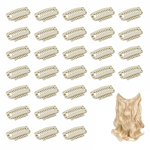 Dreamlover Hair Extension Clips, Wig Clips to Secure Wig, 9 Teeth, 30 Pieces Dreamlover Hair Extension Clips, Wig Clips to Secure Wig, 9 Teeth, 30 Pieces