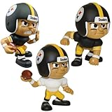 Lil' Teammates 3 Figurine Pittsburgh Steelers NFL Team Set (Pack of 3)