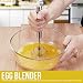 Imagen de Naroote Batidora de Huevos de Mano de Acero Inoxidable para Cocinar y Hornear en la Cocina 11