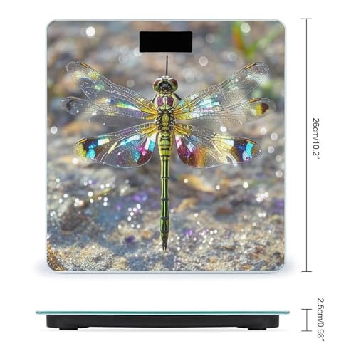Báscula digital de baño con plataforma de vidrio templado miniatura 2