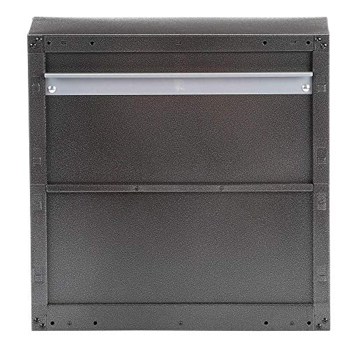 Gladiator GAWG28KDYG Ready-to-Assemble 3/4 Wall GearBox Steel Cabinet, Silver Tread