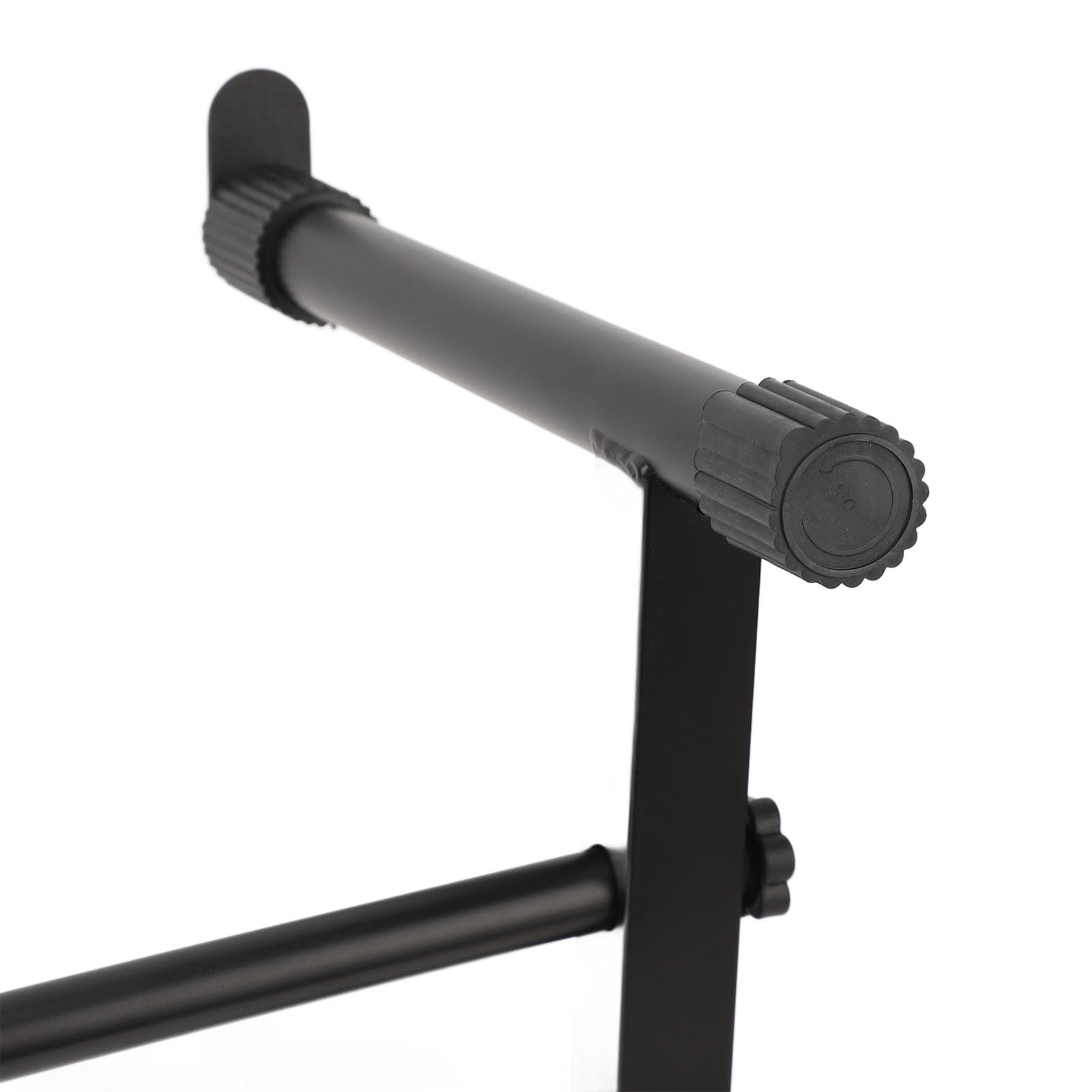 Jectse Adaptador de Extensión de Soporte para Teclado, de Ajuste de 42 a 75 Cm, Soporte para Piano Digital Eléctrico, Soporte Portátil para Teclado Doble de 2 Niveles, para los