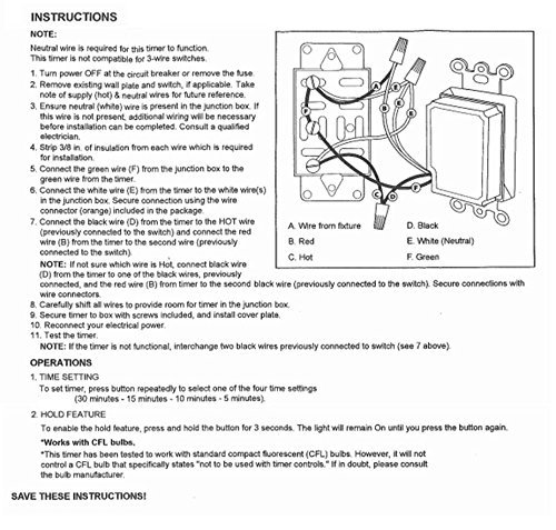 Bathroom Fan Auto Shut Off 2/4/8/12 Hour Preset Countdown Wall Switch Timer - White (2) #TOP5