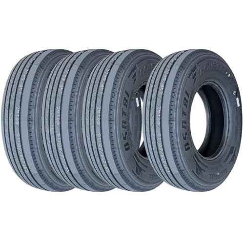 Set of 4 DSRT81 All Steel ST Radial ST235/80R16 Trailer Tires 14-Ply Load Range...