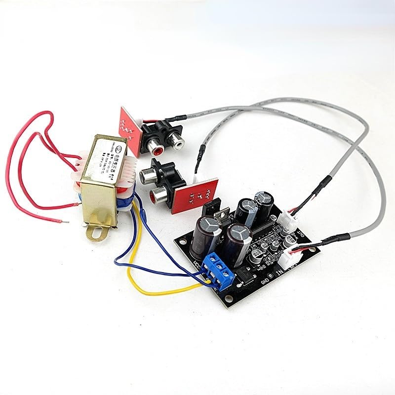 For Vinile Phono Scheda Preamplificatore MM MC Phono Amplificatore Testa del Fonografo Ingrandimento Preamplificatore Giradischi in Vinile(Zwart)