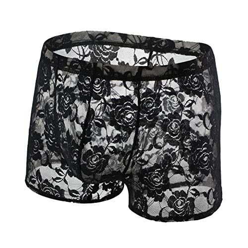 Weihnacht Dessous Männer Spitze Tanga Sex Höschen Weste Sexy Höschen Transparente Männer T Hosen Höschen Slips Weste Schwarzer Schmuck Damen...