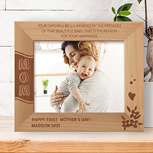 Center Gifts Your Days Will Be Illuminated By The Presence Of That Beautiful Baby That Is The Reason For Your Happines Personalized Wooden Frame-10